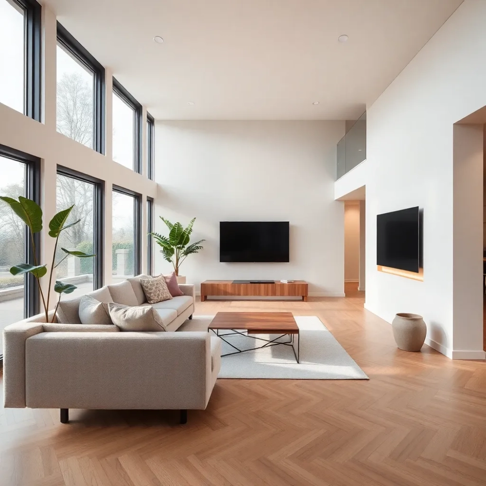 Nowoczesne wnętrza domów jednorodzinnych