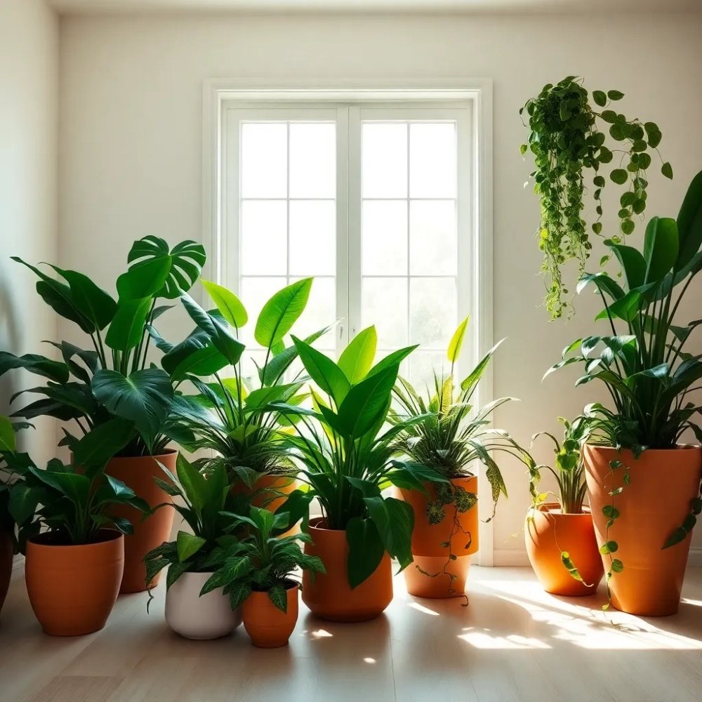 Wnętrza zielone Rośliny jako element dekoracyjny